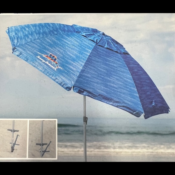 Tommy Bahama Other Tommy Bahama 8ft Beach Umbrella W Tilt Poshmark